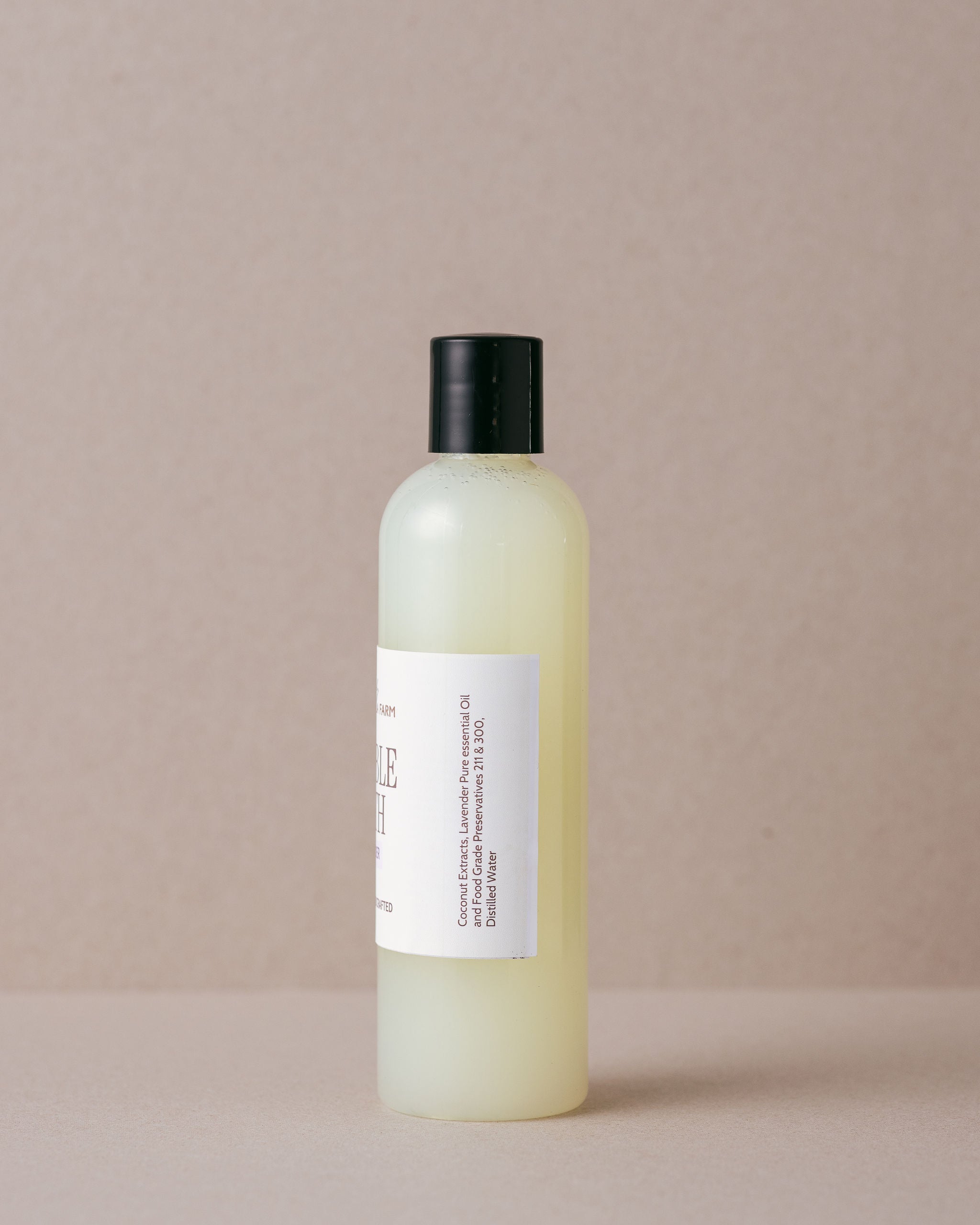 Lavender bubble bath handmade at Lavandula Farm with natural ingredients