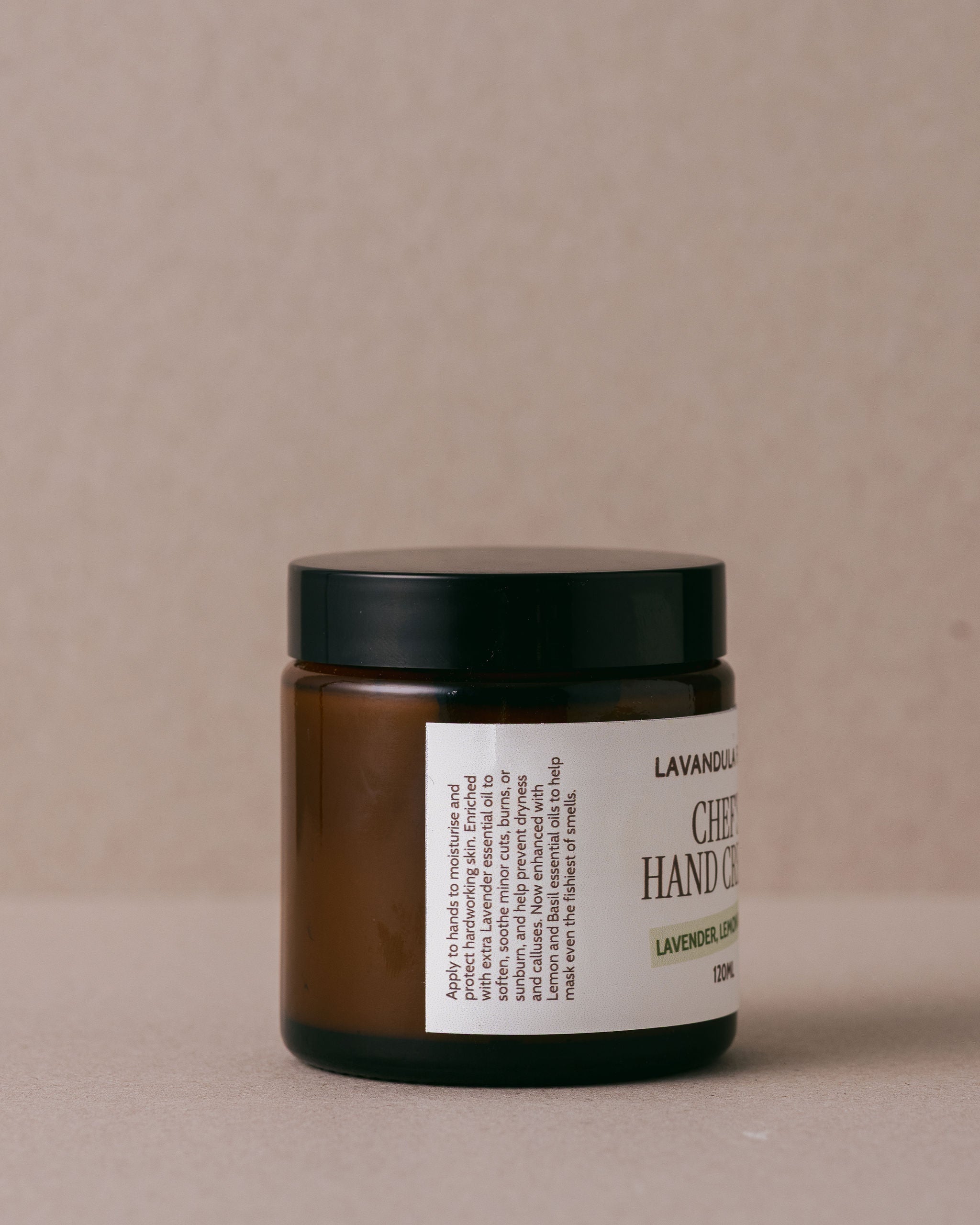 jar of chef's lavender hand cream 