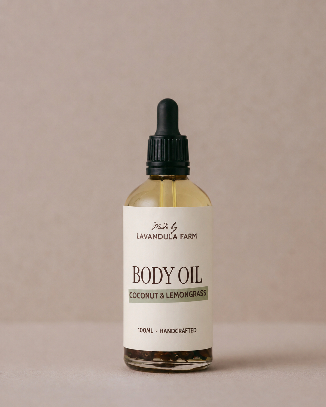 Coconut and Lemongrass Body Oil