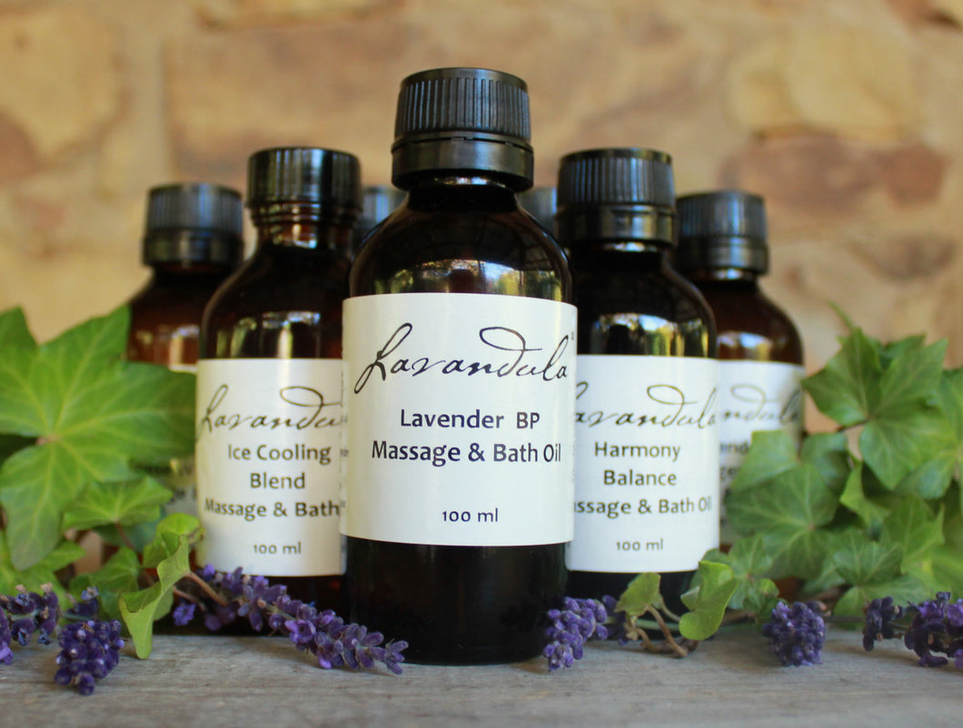 Lavender & Rose Geranium Massage and Bath Oil
