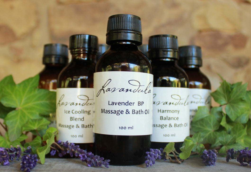 Lavender, Bergamot & Lime Massage and Bath Oil