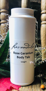 Rose Geranium Talc